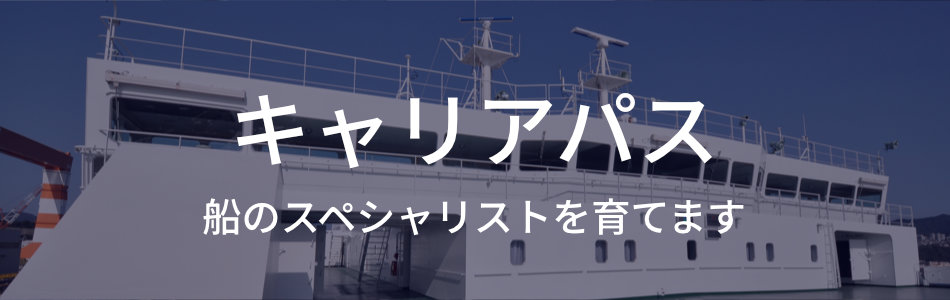 キャリアパス（船のスペシャリストを育てます）